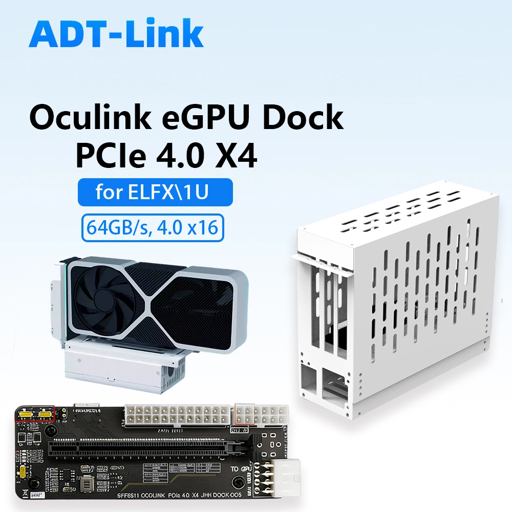 External Gpu Dock Pcie 4.0 Oculink - Dock per scheda grafica eGPU Oculink