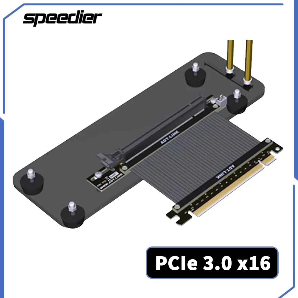 Pcie 4.0 X16 Riser Cable 90 Degree - Base di supporto GPU con staffa