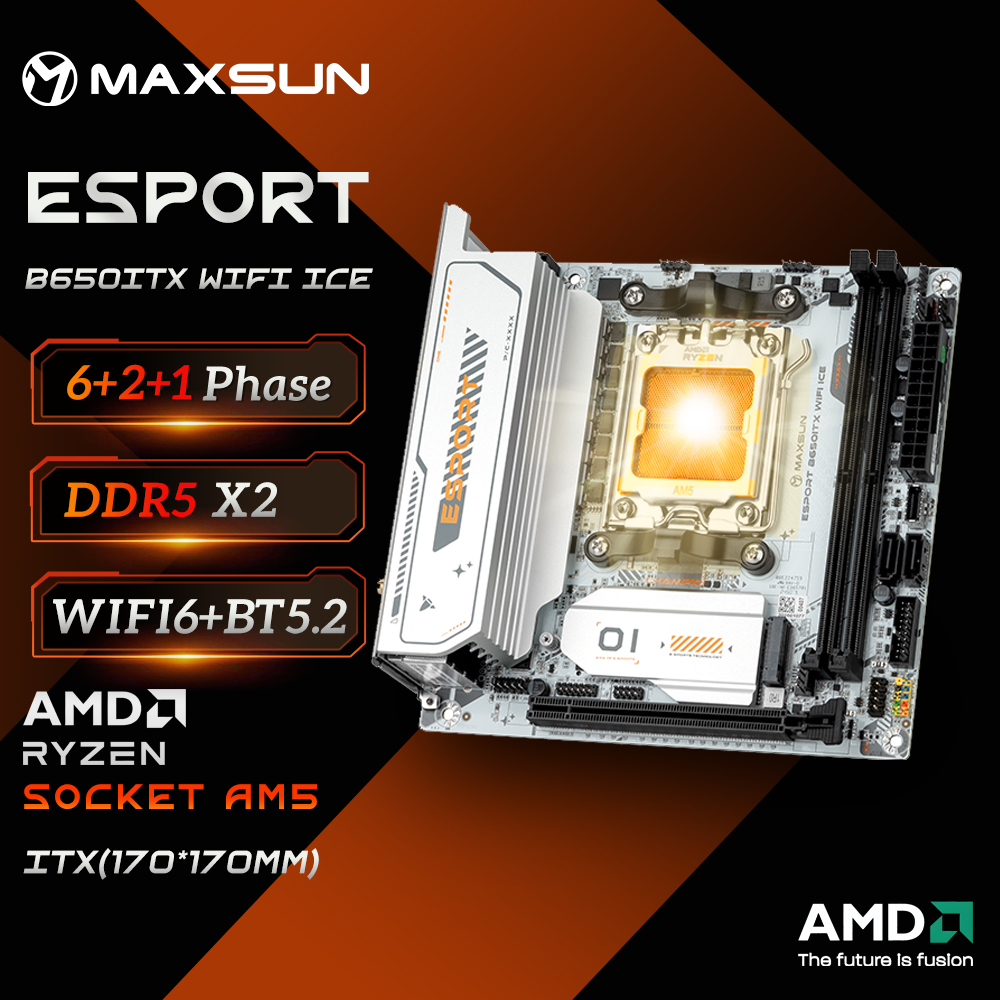 B650 Itx Motherboard Wifi - MAXSUN B650M Scheda madre ITX AMD