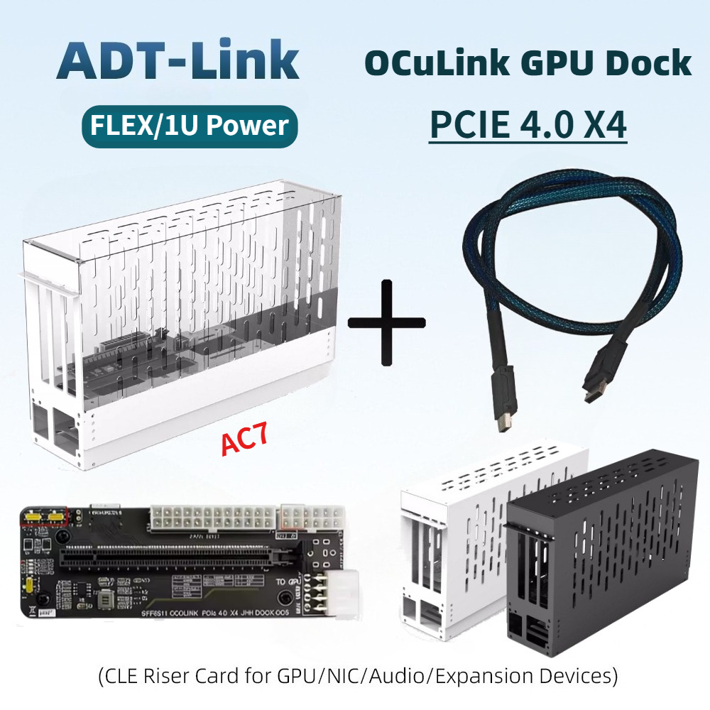 External Gpu Dock Pcie 4.0 Oculink - Dock per Scheda Grafica EGPU Oculink
