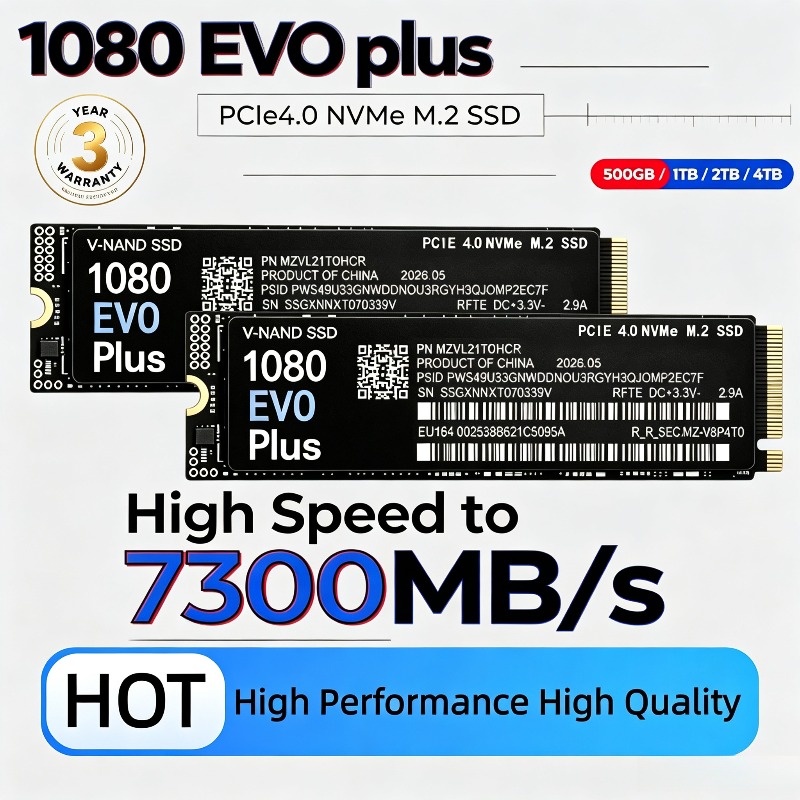 M.2 Nvme 4Tb Pcie 4.0 Ssd - NUOVO Originale 1080 EVO Plus M.2