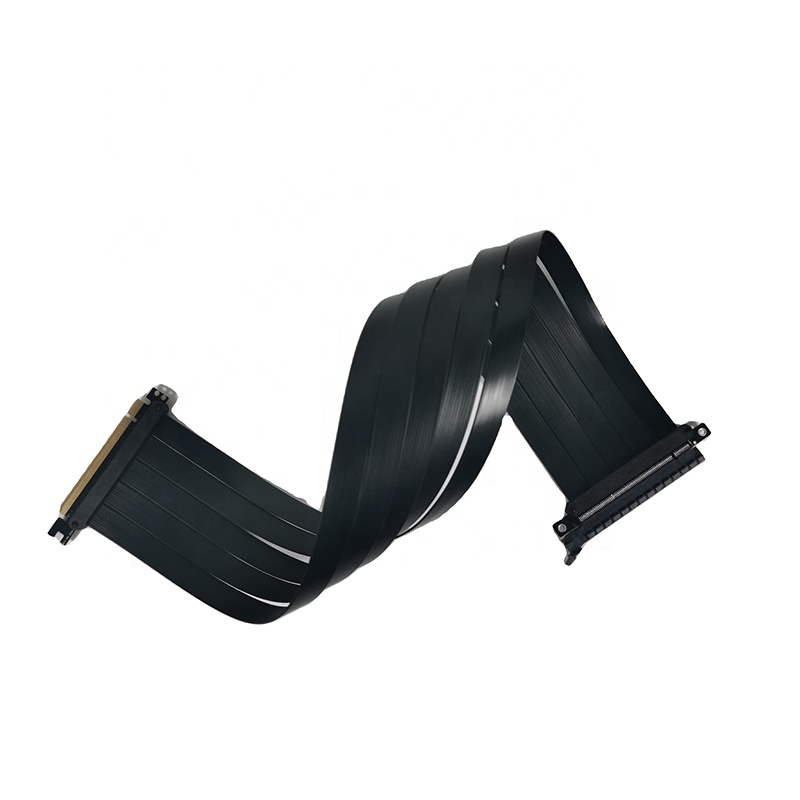 Pcie 4.0 X16 Riser Cable 90 Degree - Cavo grafico più recente flessibile PCIE