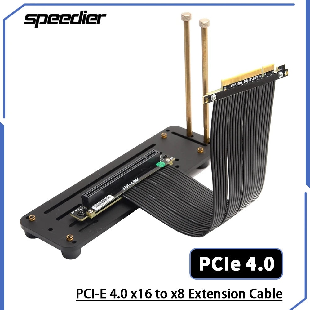 Pcie 4.0 X16 Riser Cable 90 Degree - Riser PCI Express 4.0 X8 a