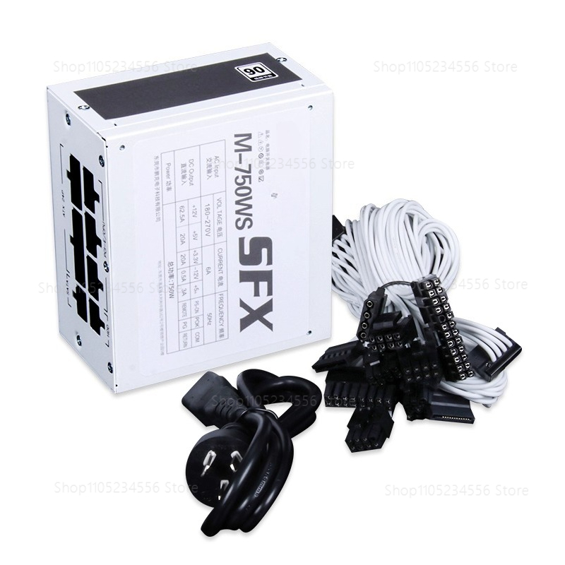 Sfx Power Supply 850W Gold - Alimentatore SFX full module bianco puro