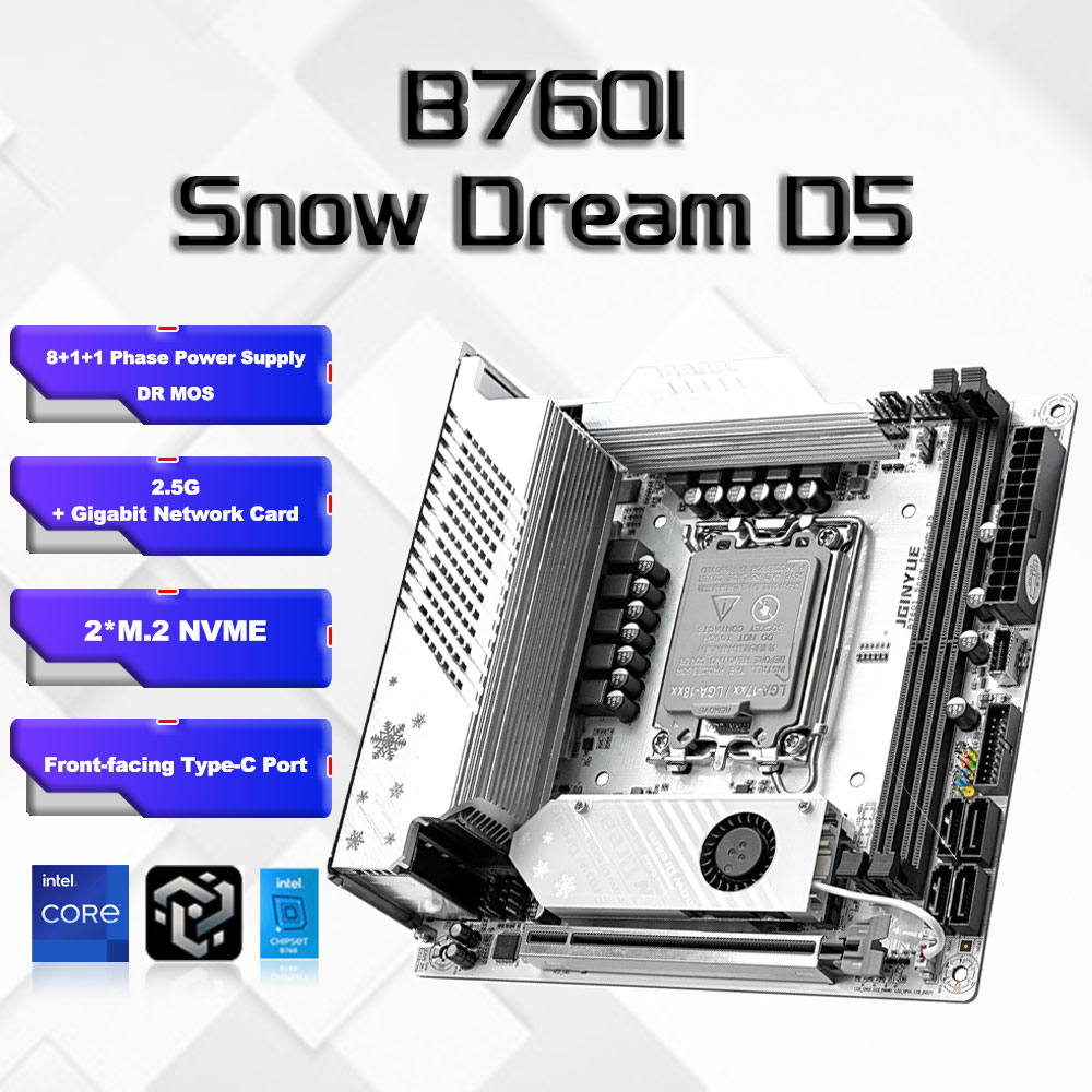 Lga 1700 Ddr5 Itx Motherboard - B760i ARGB WIFI DDR5 Scheda madre
