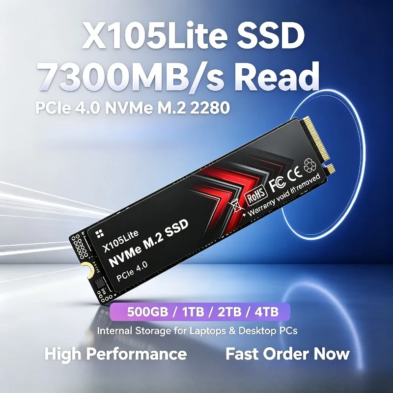 NUOVO X105Lite 500GB-4TB PCIe  - M.2 Nvme 4Tb Pcie 4.0 Ssd recensione e prezzo