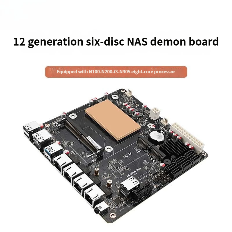 Scheda Madre NAS a Basso Consu - Nas Motherboard N100 6 Sata recensione e prezzo