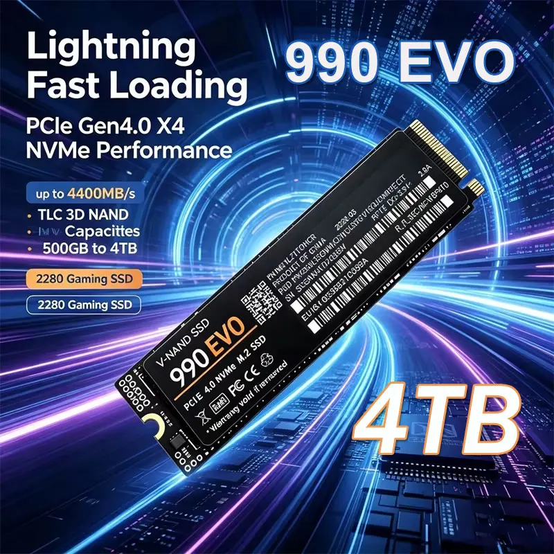 SSD NVMe M.2 da Gaming 990 EVO - M.2 Nvme 4Tb Pcie 4.0 Ssd recensione e prezzo