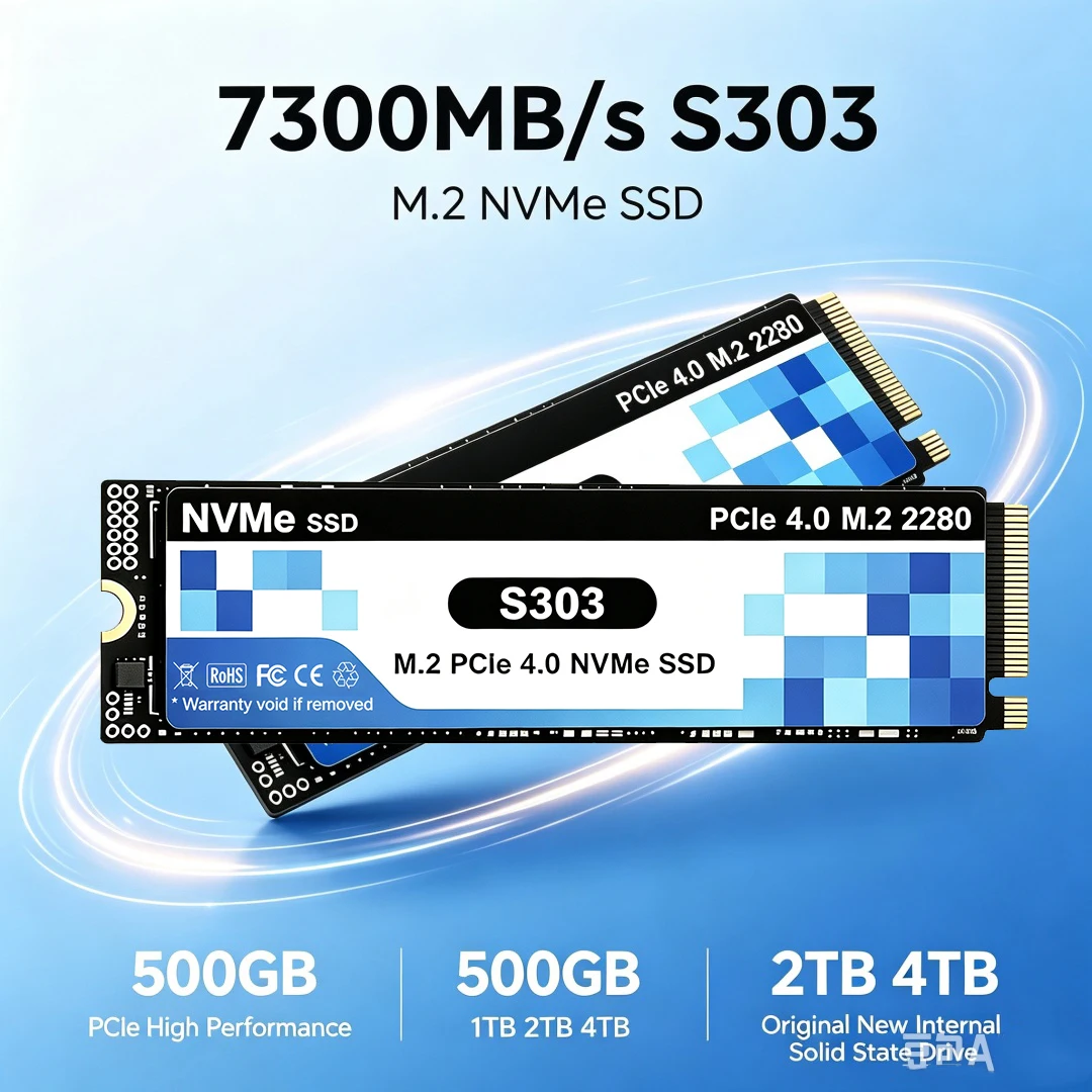2026 Nuovo SSD Originale S303  - M.2 Nvme 4Tb Pcie 4.0 Ssd recensione e prezzo