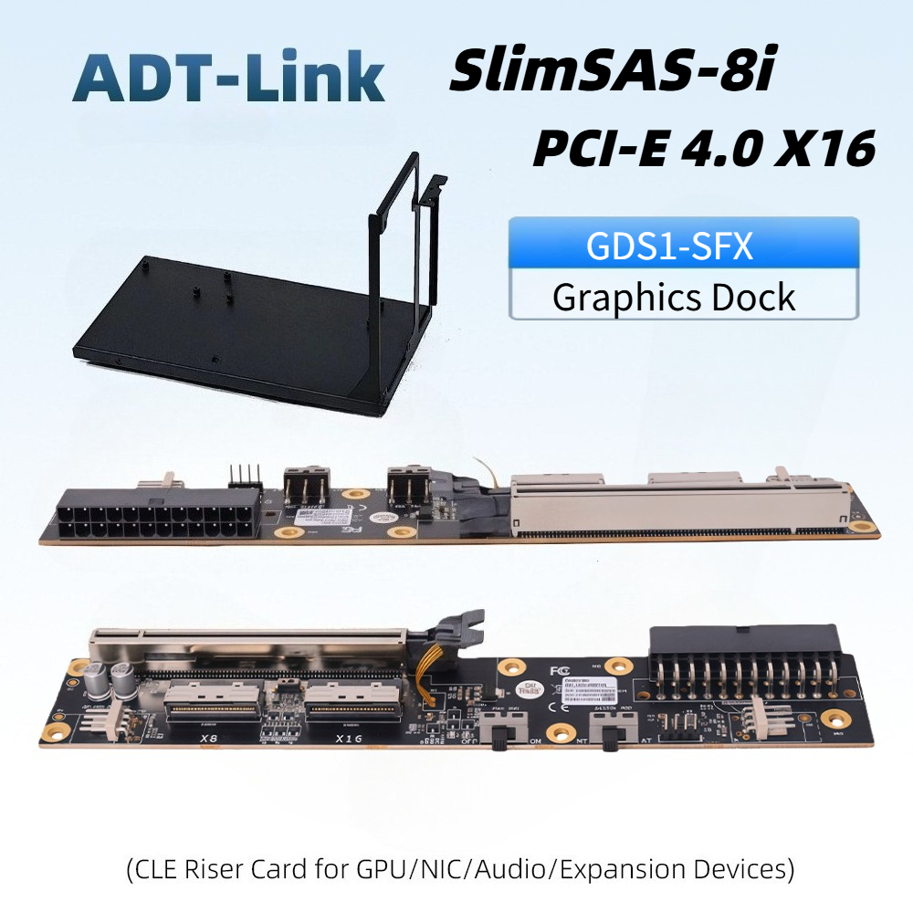 Dock Grafico Dual SlimSAS 8i p - External Gpu Dock Pcie 4.0 Oculink recensione e prezzo