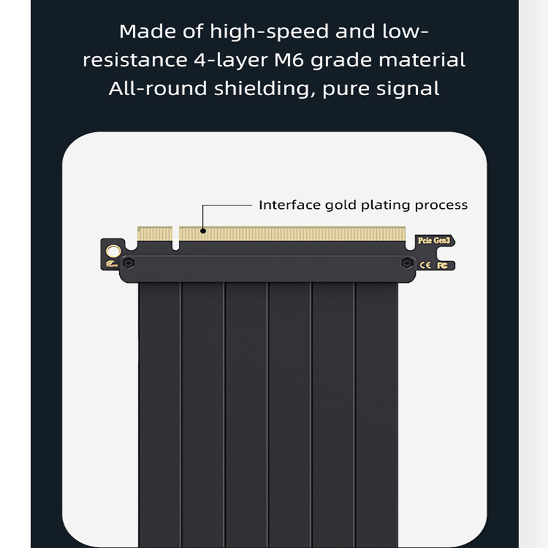 TEUCER Kit supporto scheda gra - Pcie 4.0 X16 Riser Cable 90 Degree recensione e prezzo