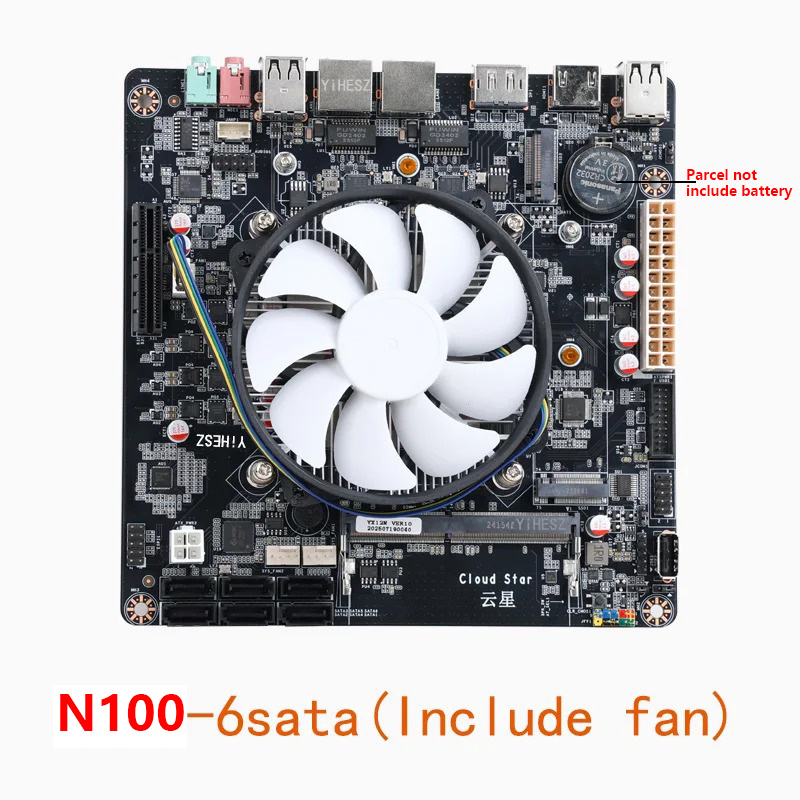 Scheda Madre Mini-ITX Intel N1 - Nas Motherboard N100 6 Sata recensione e prezzo