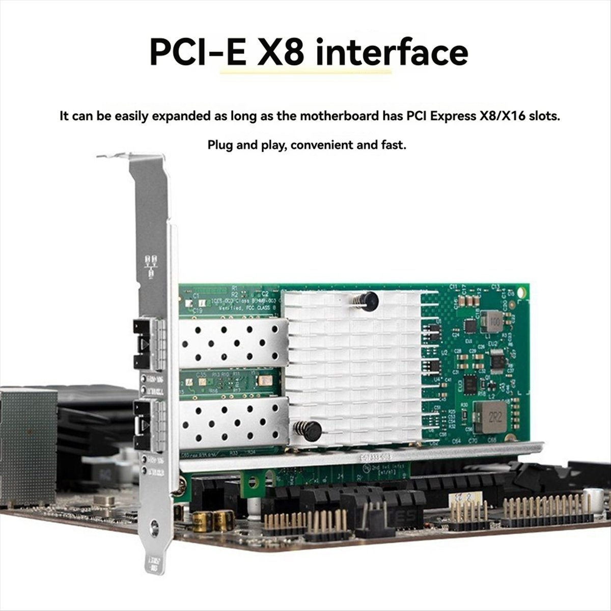 Stabile- X520-DA1 Scheda di re - 10Gb Sfp+ Pcie Network Card Dual Port recensione e prezzo