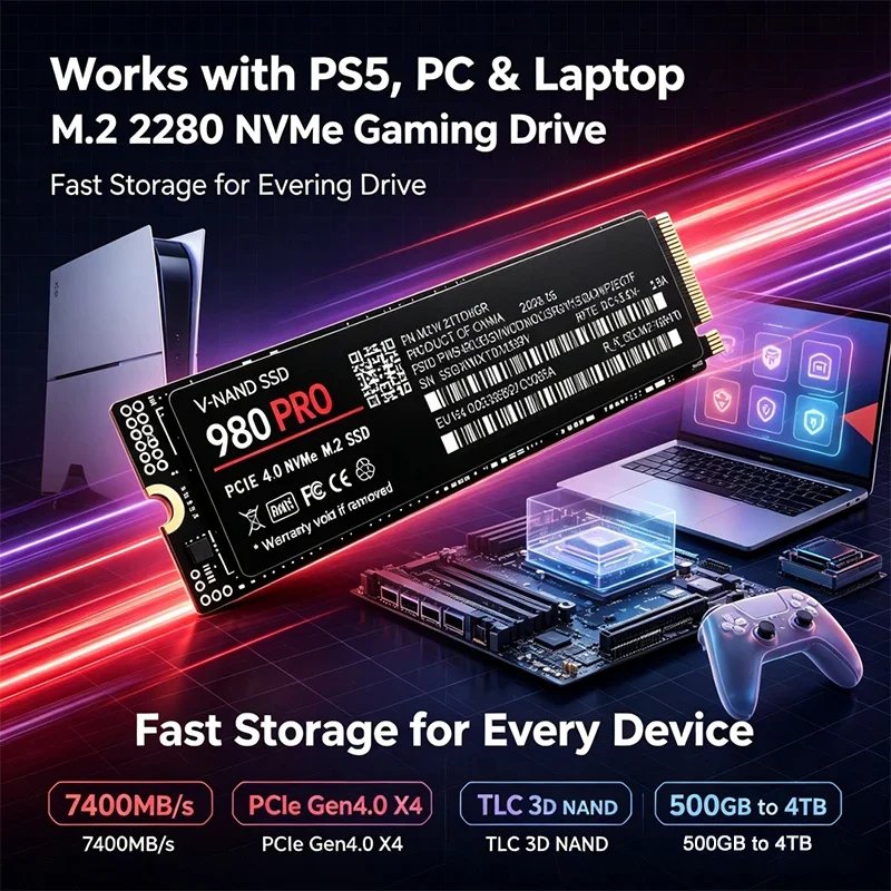 SSD NVMe M.2 Gaming 980 PRO PC - M.2 Nvme 4Tb Pcie 4.0 Ssd recensione e prezzo